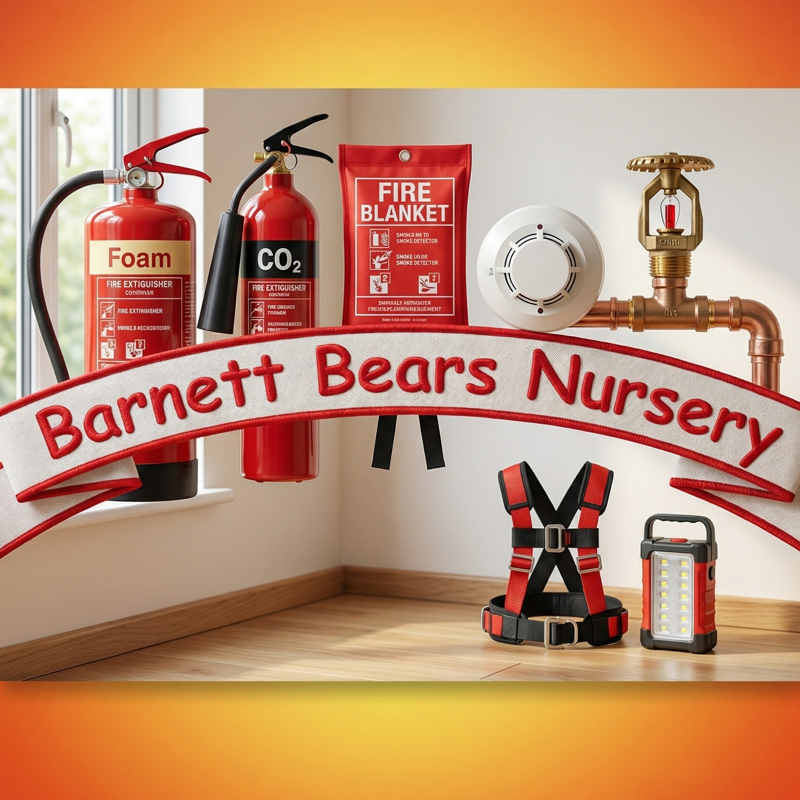 Barnett Bears Nursery supporting fire safety image