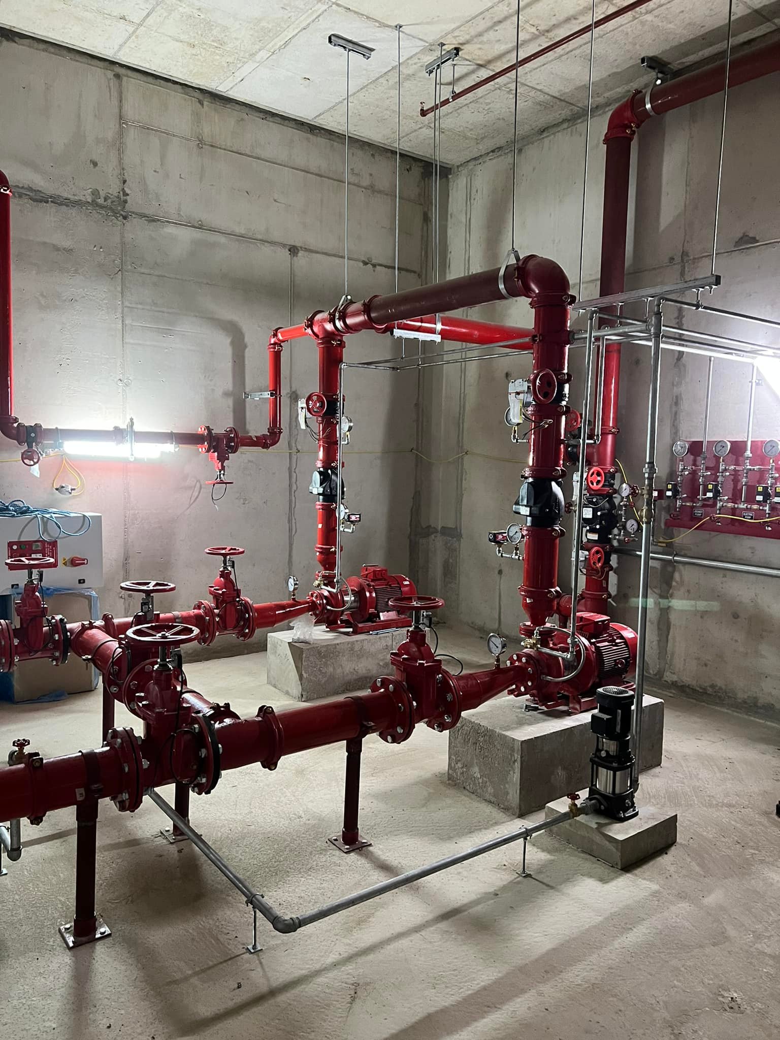 Compliance-focused dry & wet riser installation detail image