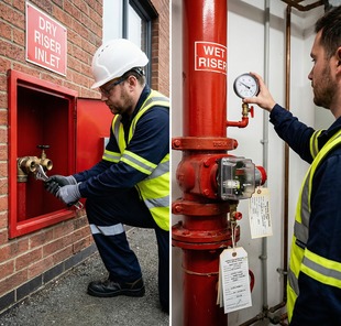 Compliance-focused dry & wet riser maintenance detail image