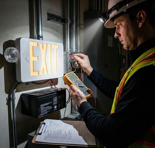 Compliance-focused emergency lighting installation & testing detail image