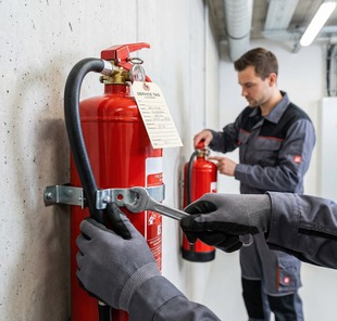 Compliance-focused fire extinguisher installation & servicing detail image