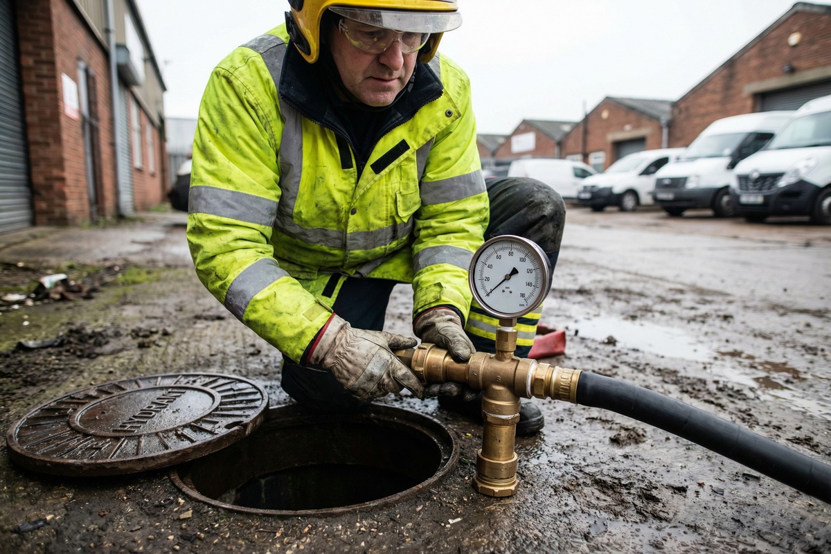 C and H Fire Protection team delivering fire hydrant installation, testing & certification