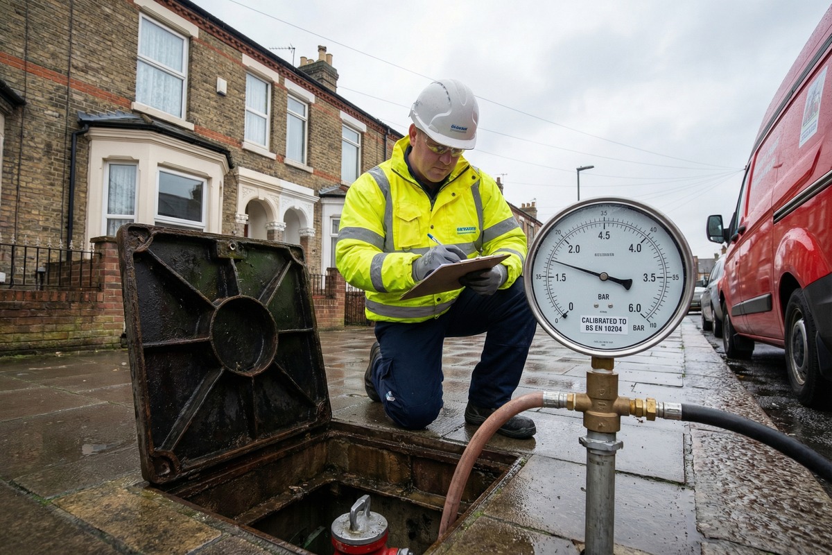 C and H Fire Protection team delivering fire hydrant testing & certification