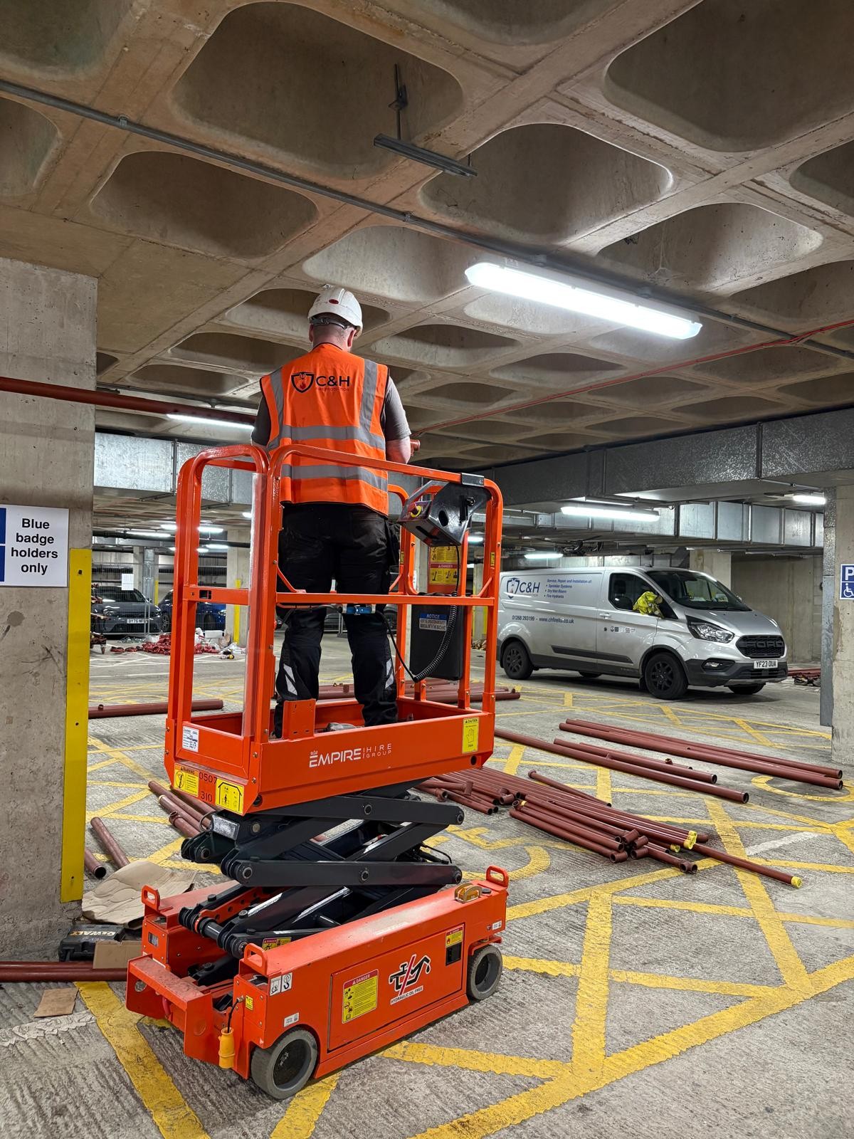 Sprinkler installation environment